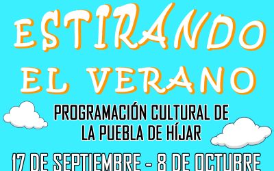 «Estirando el verano», programación cultural de otoño para La Puebla